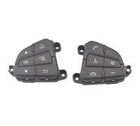 Bouton Commande Volant Multifonction Boutons Commande Au Volant Noir/moka A0999050200 A0999050300 Pour Benz Classe C Pour GLC W205 W253 2014-2019(Moka-1pair)