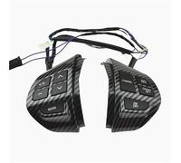 Bouton Commande Volant Multifonction Boutons De Volume Sonore Au Volant Pour Mitsubishi Pour ASX Pour Lancer Pour Outlander RVR Pour Pajero Sport(A carbon 2007-2012)