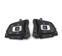 Bouton Commande Volant Multifonction Coque Protection Multifonctionnelle Boutons Volant Avec Régulateur Vitesse Adaptatif ACC Décoratif Pour VW Pour Golf 7 MK7 Pour GTI(Light)