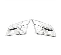 Bouton Commande Volants Compatible Avec Pour A4 B9 A5 2017 2018 Pour A3 2018 Boutons Volant De Voiture Garniture Couverture Autocollants Autocollant De Commutateur Contrôle Du Volume Audio