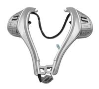 Bouton Commutation Commande au Volant 25550-3TA3A Commutateur De Commande Combiné Volant Multifonction Pour Nissan Pour Altima 2013-2018(Argenté)