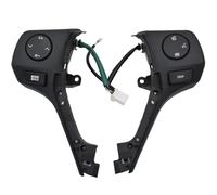 Bouton Commutation Commande au Volant 84250-02560 Boutons Bluetooth Téléphone Volant Bouton Commande Audio Pour TOYOTA Pour Corolla Pour Yalis Pour RAV4 2014 2015(Black switch)