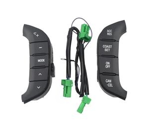 Bouton Commutation Commande Audio Au Volant Pour Mitsubishi Pour Pajero 2007 - 2019 IV V93 V97 8701A383 8602A045 8602A006 Musique DVD Boutons de Navigation contrôleur