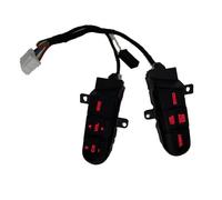Bouton Commutation Commande Audio Au Volant, Rétro-éclairage Rouge, Pour Jazz, Pour Civic 2006 - 2011 Boutons de Commutateur de Volant de Voiture
