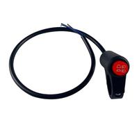 Bouton Commutation Feux Détresse Clignotants Guidon Moto Double Clignotant Avertissement Véhicule Électrique Lampe Signalisation D'urgence Modifiée Interrupteur de moto
