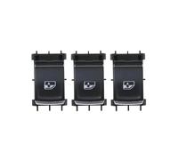 Bouton Commutation Vitre Électrique Pour Siège Pour Leon 2013 2014 2015 2016 2017 2018 Interrupteur De Contrôle De Fenêtre Électrique 5G0959857B(Chorme Button 3PCS)