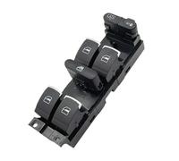 Bouton Commutation Vitres Électriques Pour Golf Pour MK4 1999 2000 2001 2002 2003 2004 2005 Interrupteur Contrôle Fenêtre Dalimentation Bouton Rouge 9pin 1J4959857(Silver Window)