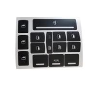 Bouton Compatible Avec A6 C5 1997 1998 1999 2000 2001 2002 2003 2004 Autocollants Garniture Bouton Central Fenêtre Réparation Bouton Interrupteur Décalcomanies Accessoires