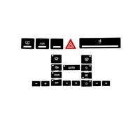 Bouton Compatible Avec A6 C5 1998 1999 2000 2001 2002 2003 2004 Autocollants Garniture Couverture Panneau D'arrêt D'urgence Porte-gobelet Clé ASR Autocollants Réparation