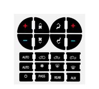Bouton Compatible Avec C&evrolet Pour Avalanche LT LTZ 2007 2008 2009 2010 2011 2012 2013 2014 2015 Autocollants Réparation Pour Boutons Radio Stéréo Et Climatisation