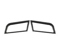 Bouton Compatible Avec Ford Pour Mustang GT 2015-2021 Autocollants Garniture Tableau Bord En Fibre Carbone Pour Grilles D'aération Gauche Et Droite Accessoires D'intérieur Voiture