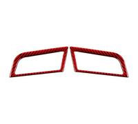 Bouton Compatible Avec Ford Pour Mustang GT 2015-2021 Autocollants Garniture Tableau Bord En Fibre Carbone Pour Grilles D'aération Gauche Et Droite Accessoires D'intérieur Voiture