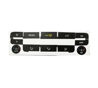 Bouton Compatible Avec Ford Pour S-Max Pour Mondeo Autocollants De Voiture Autocollants Décalcomanies Accessoires Réparation Bouton De Climatisation Noir Mat