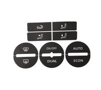 Bouton Compatible Avec VW Pour Golf Pour Mk5 2004 2005 2006 2007 2008 Kit De Réparation Bouton Commande AC Usé Autocollants ON OFF AUTO DUAL ECON Bouton Poussoir