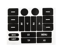 Bouton Compatible Avec VW Pour Golf Pour MK5 Pour Passat Kit D'autocollants Réparation De Boutons Usés Pour Autoradios Accessoires Décoratifs