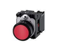 Siemens Sirius ATC - Poussoir Rond en plastique rouge Bouton rasante 1 NC Vis