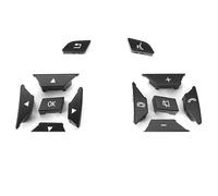 Bouton Control Volant Compatible Avec Benz Classe E W212 2011 2012 2013 2014 Boutons De Commande Au Volant 2185400162 2185400262(1 Pair Black)