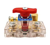 Bouton Contrôle Énergie Auto - Interrupteur Déconnexion Batterie 250A | Manuel Intelligent Coupure Alimentation Principale | Anti-Fuite Voiture Camping-Car SUV Camion Garage