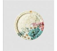 Bouton coton et polyester recyclé motif fleur 2 trous 25mm - Prym(...) - 903 fleur bleue 903 fleur bleue G