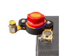 Bouton coupe-batterie Interrupteur d'arrêt 5 positions à double tête pour | Bouton rotatif de déconnexion pour tout-terrain overlanding bateau camion berline camping-car remorque