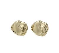 Bouton Couture Boutons métalliques irréguliers Vintage for veste d'uniforme, boutons de forme Unique, accessoires de décoration de vêtements rétro 10 pièces(Gold,17mm-0.67in)