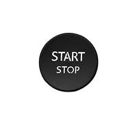 Bouton Couvercle Démarrage Et D'arrêt Du Moteur Voiture Cercle Décoration Autocollant Démarrage À Une Touche Compatible Avec Peugeot 5008 3008 408 508 2008 308 4008 ( Color : Black , Size : Cover )