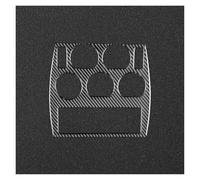 Bouton Couvercle Garniture Garniture Cadre Panneau Changement Vitesse Console Centrale Voiture Pour Pour Corvette Pour C3 1968 1969 1970 1971 1972-1982