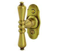 Bouton crémone sur platine Manoir 72 x 32 mm laiton vieilli BRIONNE V.1070300LV