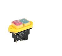 Bouton d’arrêt d’urgence, Interrupteur électromagnétique à bouton-poussoir de réinitialisation momentanée, 4/5 broches, 110 V/220 V, étanche IP55, YCZ3-C, remplace KJD17(Ycz3-a,5 Pins 220V)