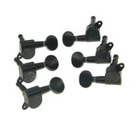 Bouton D'accordage Pour Guitare Mini Bouton Ovale 6 Pièces Colonne Continue Bouton D'accordeur De Guitare Accessoire D'instrument(Bk)