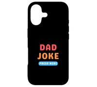 Bouton « Dad Joke » - Appuyez Ici sur Les blagues Amusantes Coque pour iPhone 17