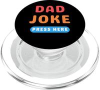 Bouton « Dad Joke » - Appuyez Ici sur Les blagues Amusantes PopSockets PopGrip pour MagSafe