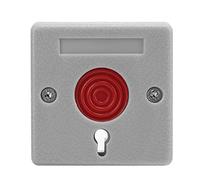 Bouton d'alarme, Bouton de Panique Antivol d'urgence Sûr avec clé pour les Banques à Domicile