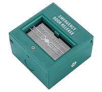 Bouton d'alarme Incendie de Déverrouillage de Porte de Sortie d'urgence Interrupteur de Rupture de Porte de sécurité Domestique Facile à Mettre dans Un Boîtier en Plastique
