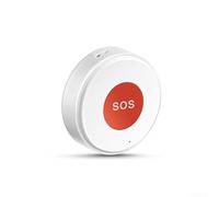 Bouton d'alarme pour l'intégration de l'application Smart Life - Interrupteur d'aide sans fil intelligent pour personnes âgées et enfants - Design compact ABS