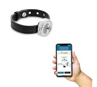 Bouton d'alerte MONSHERIF + Bracelet : L’Alliance Parfaite Entre élégance et sécurité, Un Bijou connecté Discret offrant Une Protection Efficace et immédiate au Quotidien