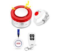 Bouton d'alerte Wi-Fi pour personnes âgées, dispositif d'alerte d'urgence en cas de chute (UE)