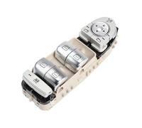 Bouton d'alimentation de commande de fenêtre A2059056811 Power Master Bouton de commande de fenêtre pour W205 S205 X253 C200 C300 C350 C63 pour commutateur AMG (Noir)