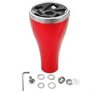 Bouton d'alimentation en aluminium pour Daiwa pour Stella pour S - Moulinet rotatif - 36 mm (rouge et gris)