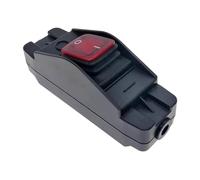 Bouton d'alimentation étanche, coupure 30 A, bouton de cordon marche/arrêt 220 V pour appareils, boîtier ABS avec voyant LED, accessoire de commande électrique avec câblage, équipement extérieur