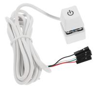 Bouton d'alimentation externe pour disque dur, câble blanc, couleur aléatoire