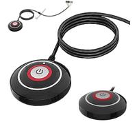 Bouton d'alimentation externe pour PC - Interrupteur d'extension à distance | Bouton marche/arrêt avec ports USB, commande de boîte facile, idéal pour bureau, jeux, assemblage PC, insta