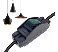 Bouton d'Alimentation - Interrupteur d'Arrêt Étanche 30A - Bouton Cordon Marche Arrêt 220V avec Témoin Lumineux LED,pour Équipements Extérieurs, Appareils, Maison, Ventilateurs Industriels