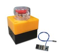 Bouton d'alimentation radio pour tour d'ordinateur - Action gratuite - Portée de 5 m - Réponse au bureau à distance - Bouton d'alimentation