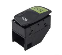 Bouton d'alimentation simple marche/arrêt ECO OFF, pour Smart Fortwo 450 451, placement sur tableau de bord avant 4 broches, bouton unique noir ABS