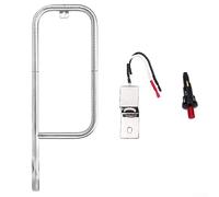 Bouton d'allumage électronique et brûleur, 41862 Grill Tube de remplacement compatible avec Weber Q200 Q2200 et 80462 Kit d'allumage