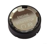 Bouton d'allumage Start Stop Moteur pour Ford pour Mustang 2015-2023 Remplacement pour interrupteur défectueux Montage direct avant Cristal Noir (A noir)