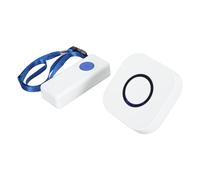 Bouton D'appel Du TéLéAvertisseur Sans Fil Pour Soignant, RéGlage Du Volume à 4 Niveaux, SystèMe D'alerte D'urgence Pour Les Patients âGéS à Domicile, Prise Ue 100-240 V