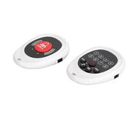 Bouton D'appel sans Fil pour Soignant, Dispositifs D'alerte de Chute pour Personnes âgées pour Surveillance des Patients âgés, Système D'alarme SOS, Système D'appel Professionnel