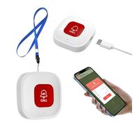 Bouton d'appel SOS intelligent WiFi sans fil, bouton d'urgence à domicile, système d'alerte d'urgence pour les patients, les personnes âgées, les personnes handicapées